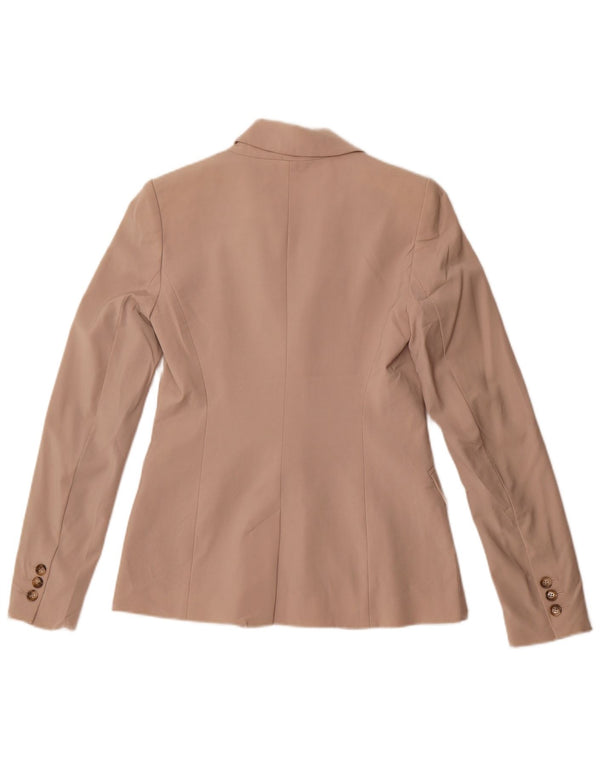 Giacca blazer da donna a 1 bottone Reiss UK 6 XS Beige Lana