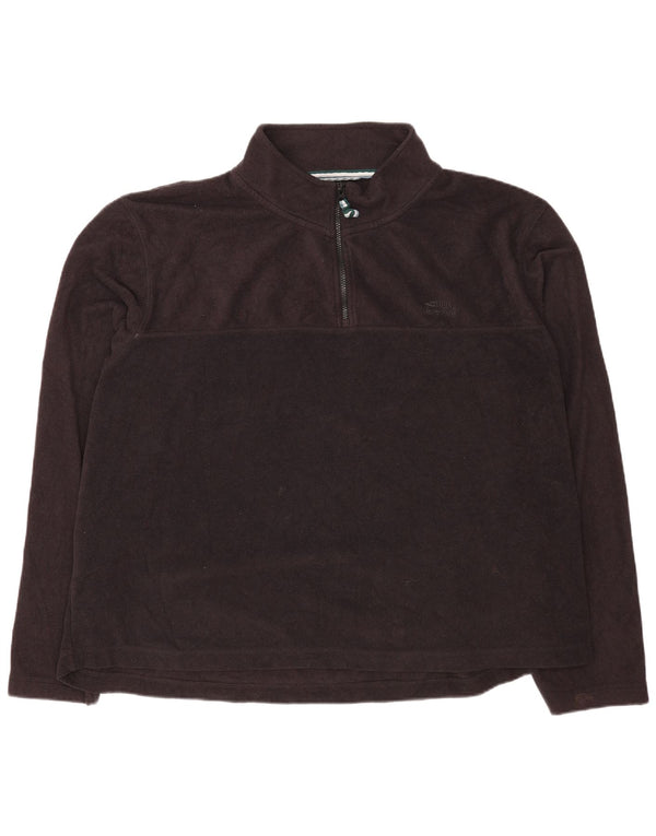 Felpa con collo con zip da uomo Weird Fish 5XL poliestere nero