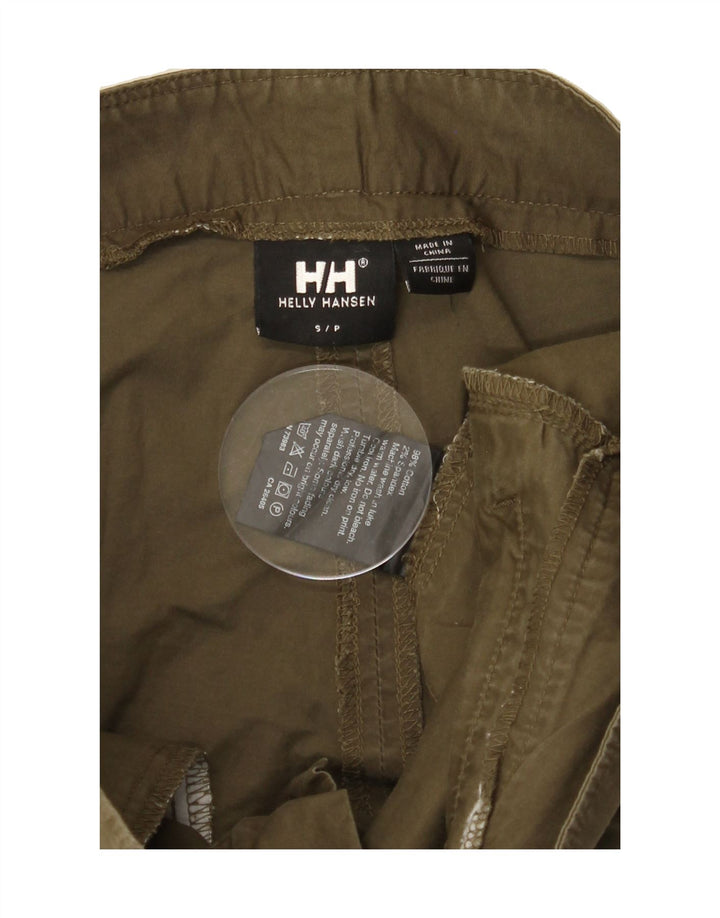 HELLY HANSEN Womens Bermuda Shorts Small W31 L17 Khaki Cotton Vintage Helly Hansen and Second-Hand Helly Hansen from Messina Hembry 