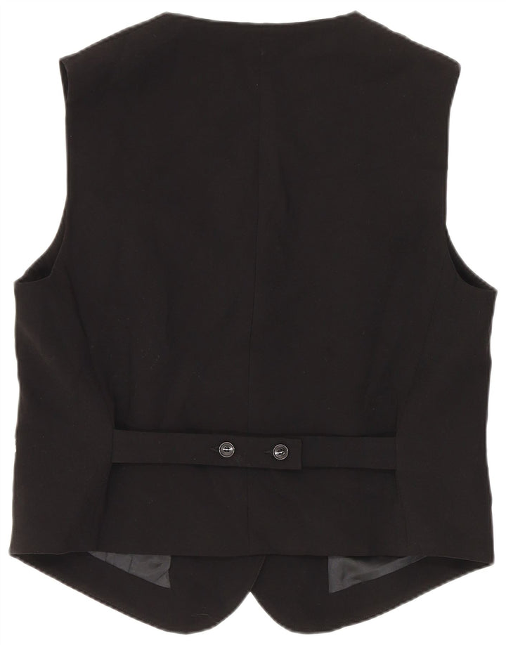 Gilet da donna Zara UK 14 grande poliestere nero