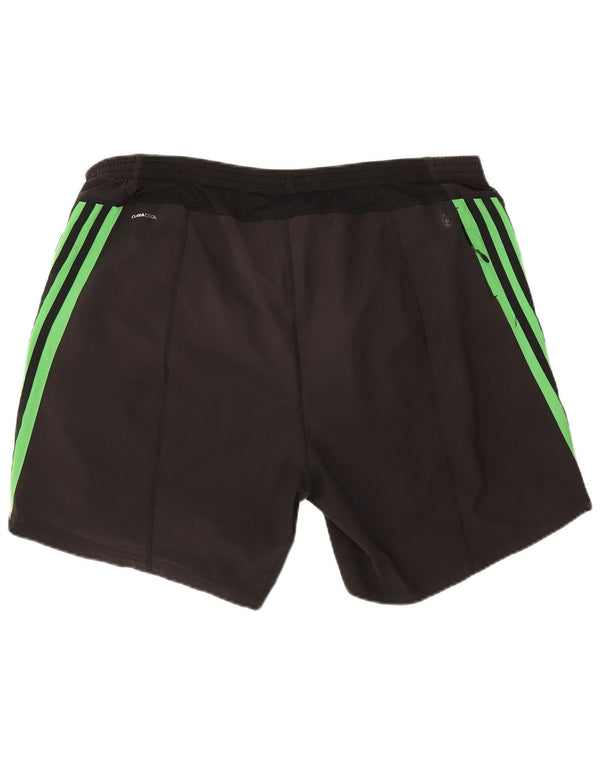 Pantaloncini sportivi Adidas Climacool da uomo XL Poliestere color block nero