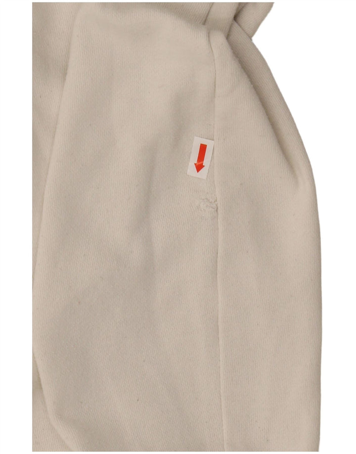 RIP CURL Felpa con cappuccio da uomo grande in cotone bianco