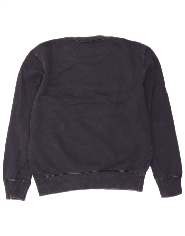 Felpa grafica da uomo Champion, piccola, in cotone blu navy