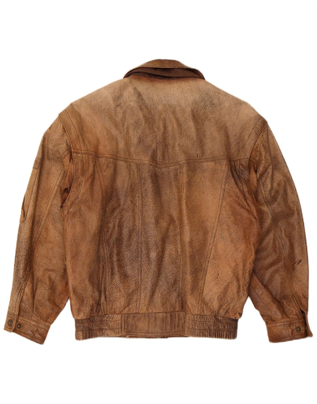 Giacca in pelle da uomo Trapper IT 46 piccola marrone