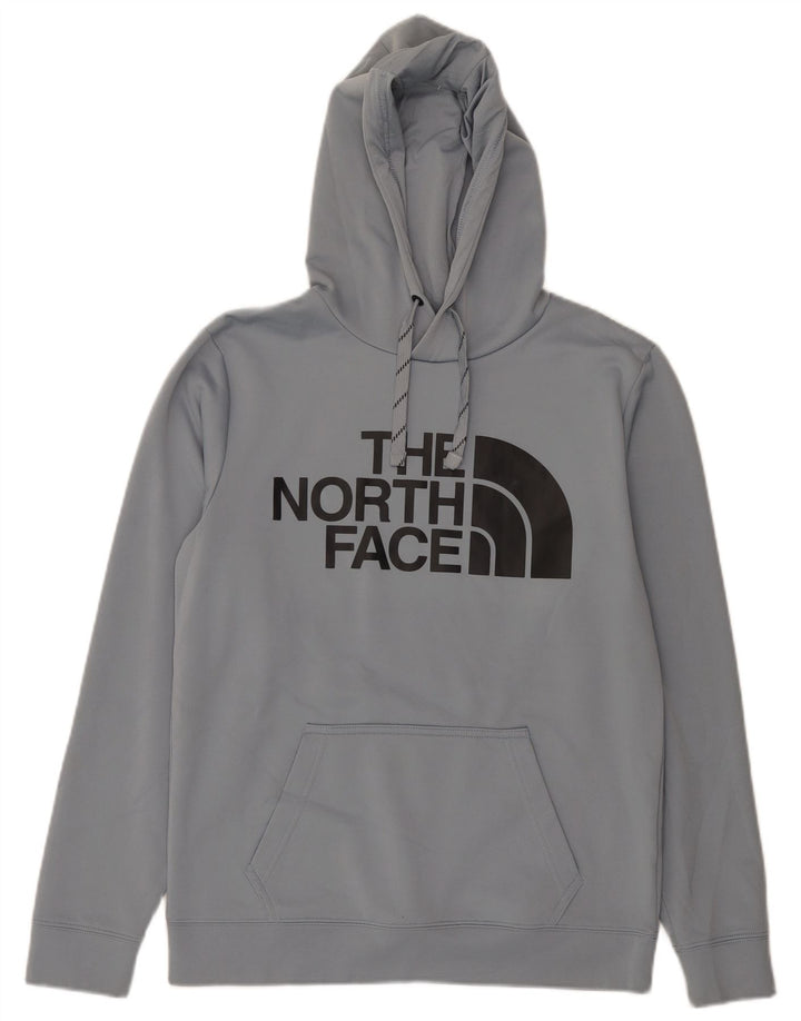 Felpa con cappuccio grafica da uomo The North Face piccola in poliestere grigio