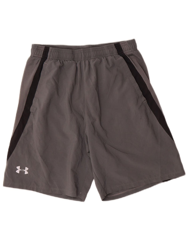 Pantaloncini sportivi Under Armour da uomo Heat Gear Colore grigio medio