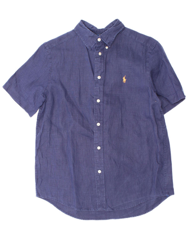 Camicia a maniche corte da ragazzo Ralph Lauren 14-15 anni grande blu navy
