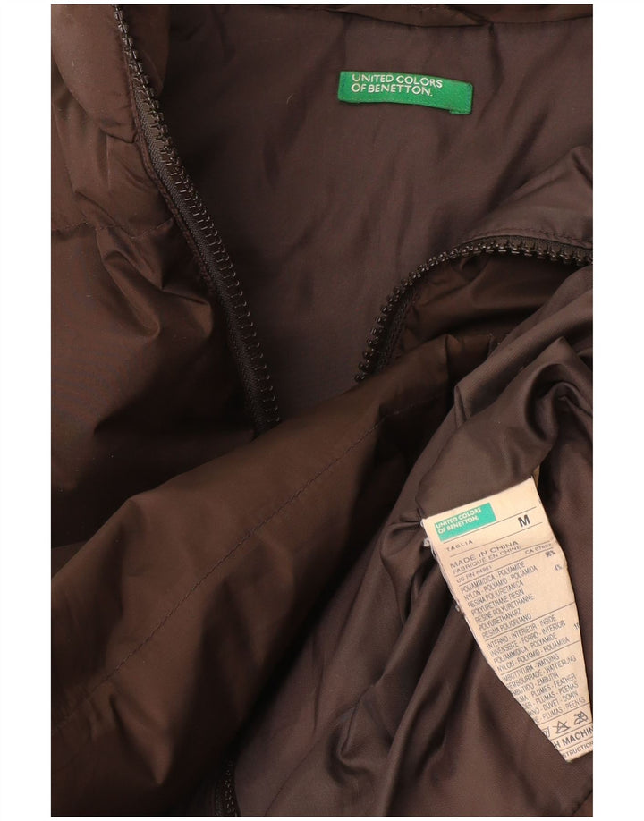 Giacca imbottita da uomo Benetton UK 38 Poliammide marrone medio