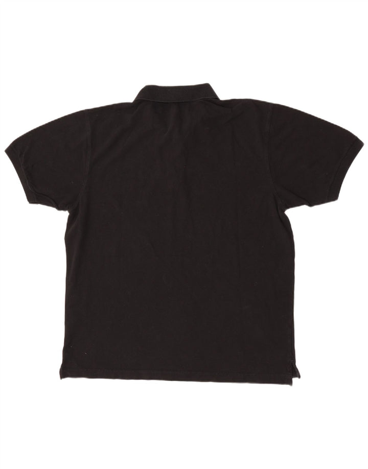 Polo da uomo Lee 2XL in cotone nero