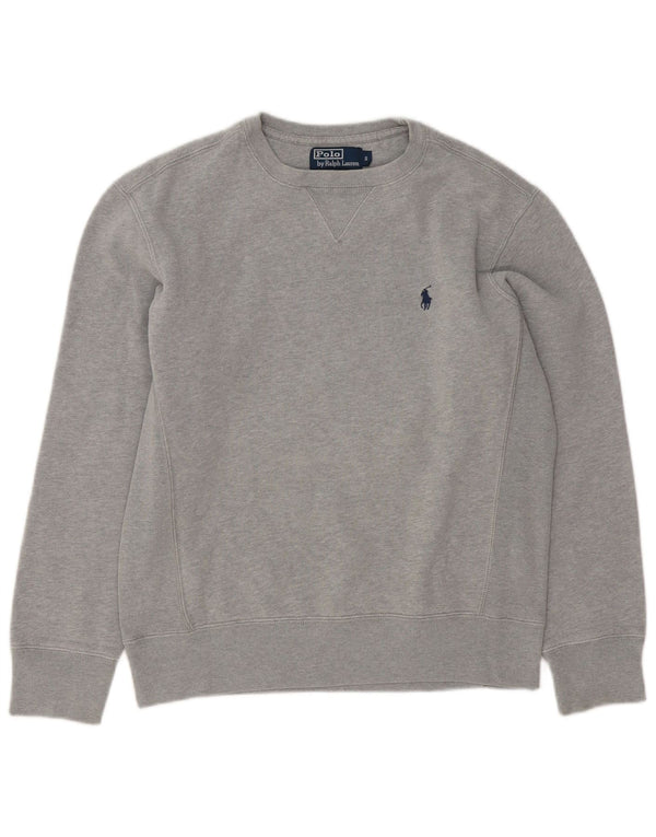 Polo Ralph Lauren Felpa da uomo Maglione piccolo in cotone grigio