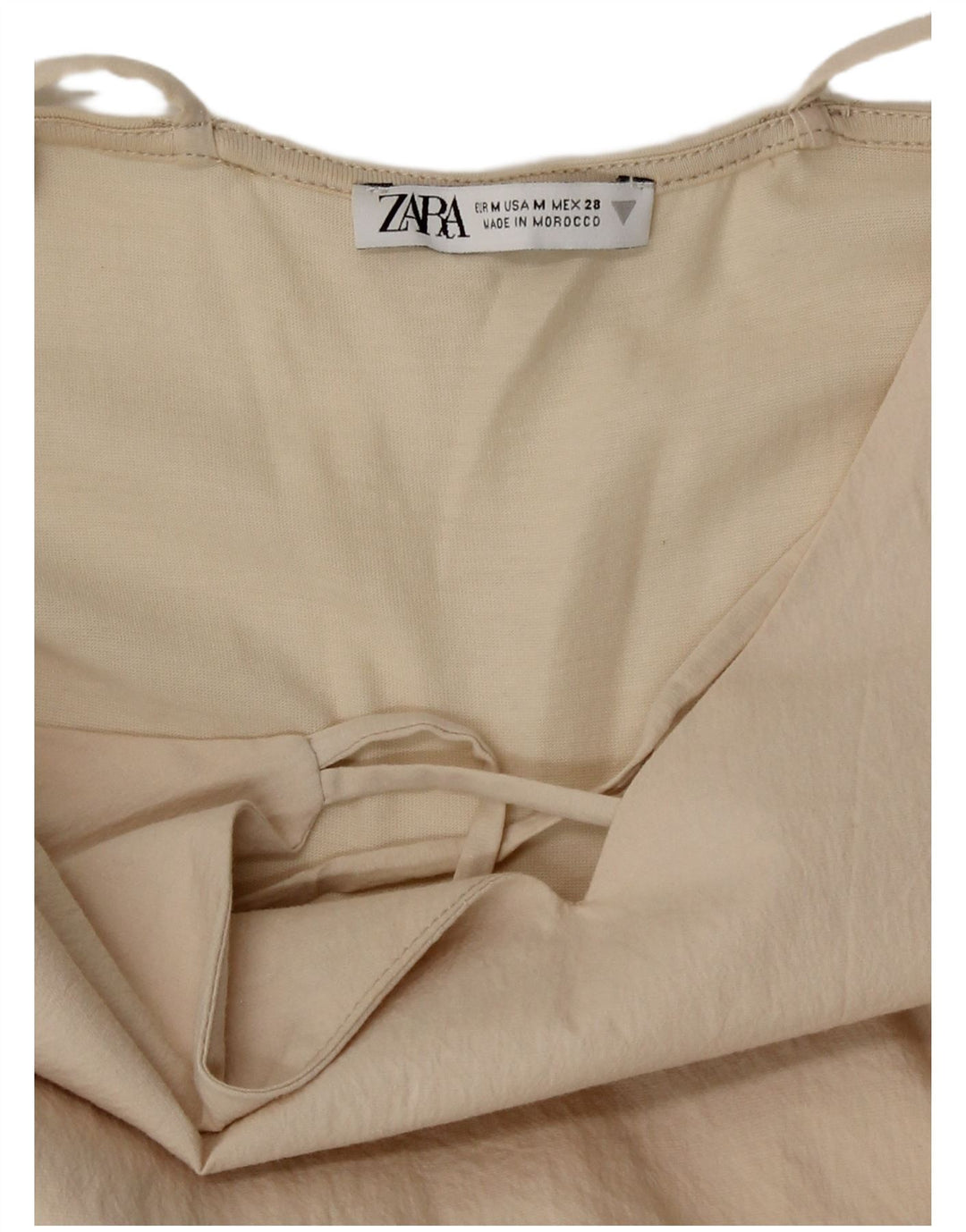 Prendisole Zara da donna UK 14 beige medio
