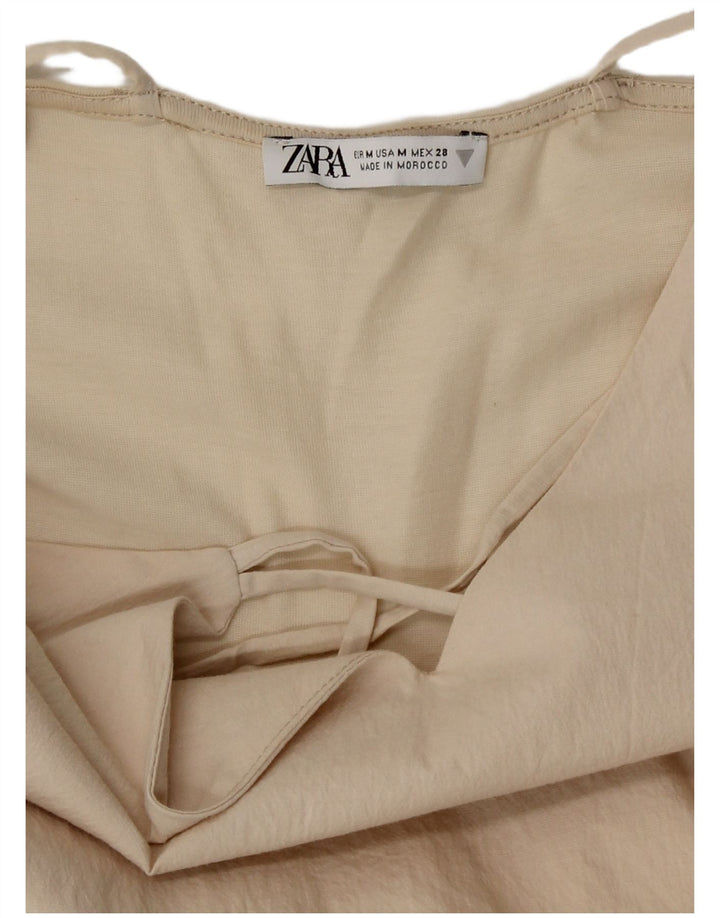Prendisole Zara da donna UK 14 beige medio