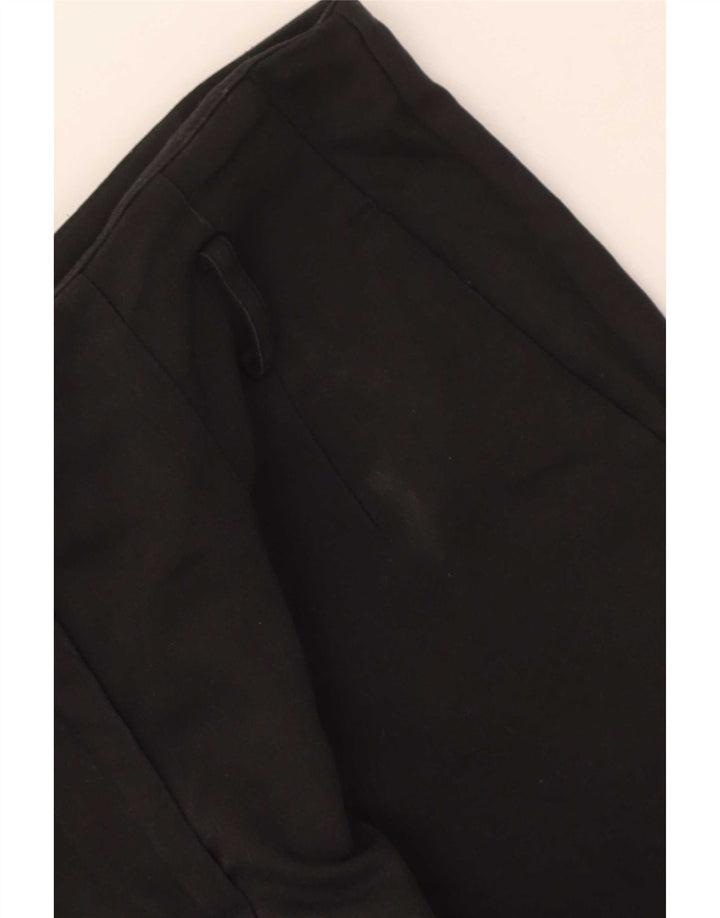 Pantaloni corti dritti da donna Zara medi W28 L25 cotone nero