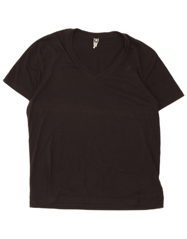 T-shirt da donna G-Star Top UK 18 XL cotone nero