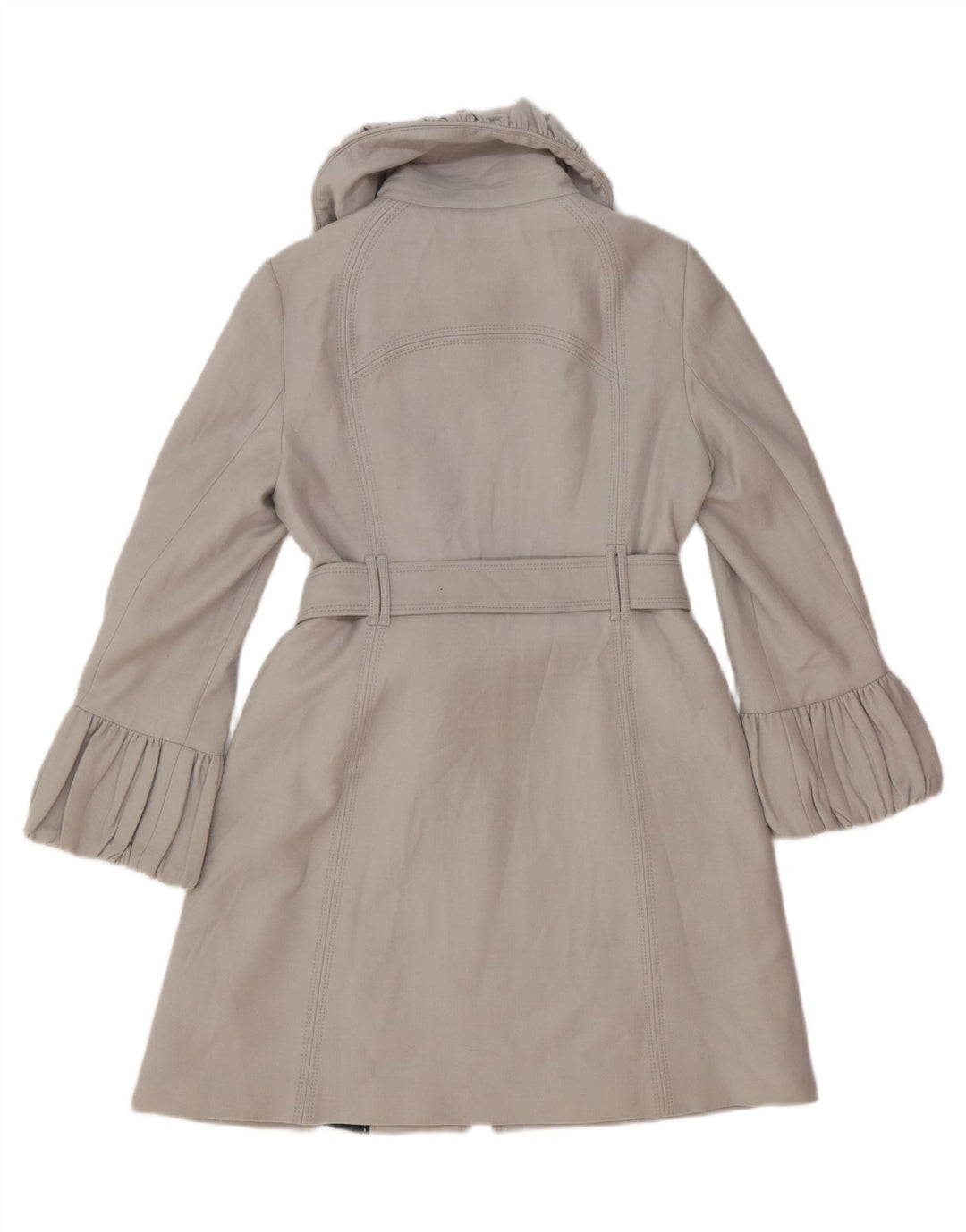 Cappotto Zara da donna UK 14 grande in lana grigia