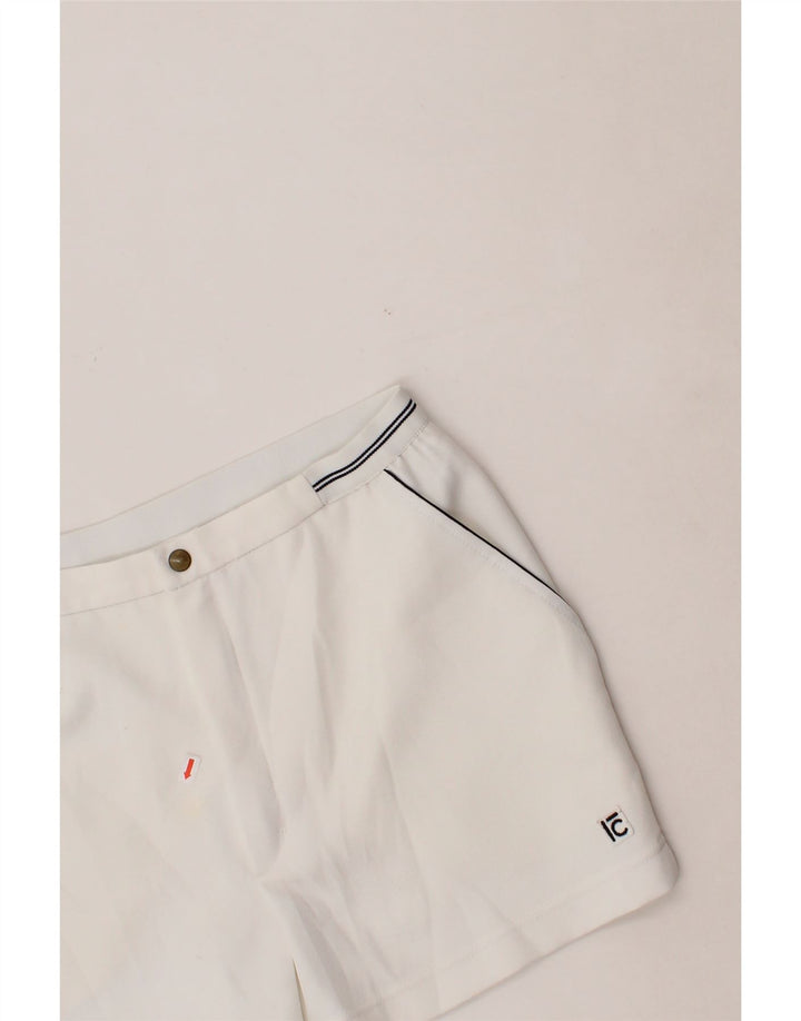 VINTAGE Womens Chino Shorts W30 Medium White Vintage Vintage and Second-Hand Vintage from Messina Hembry 