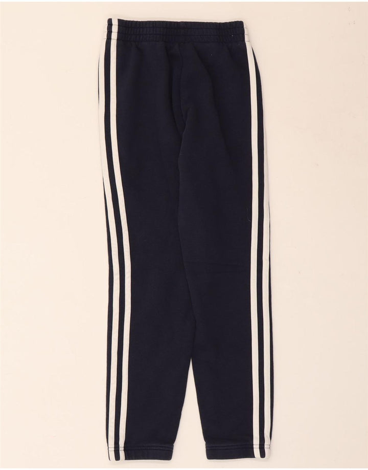 Pantaloni della tuta da ragazzo ADIDAS Joggers 9-10 anni in cotone blu navy