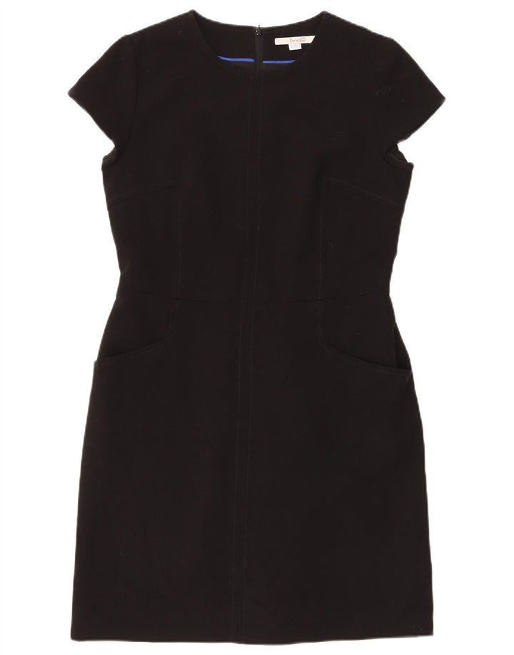 Abito tubino da donna Boden UK 14 grande poliestere nero