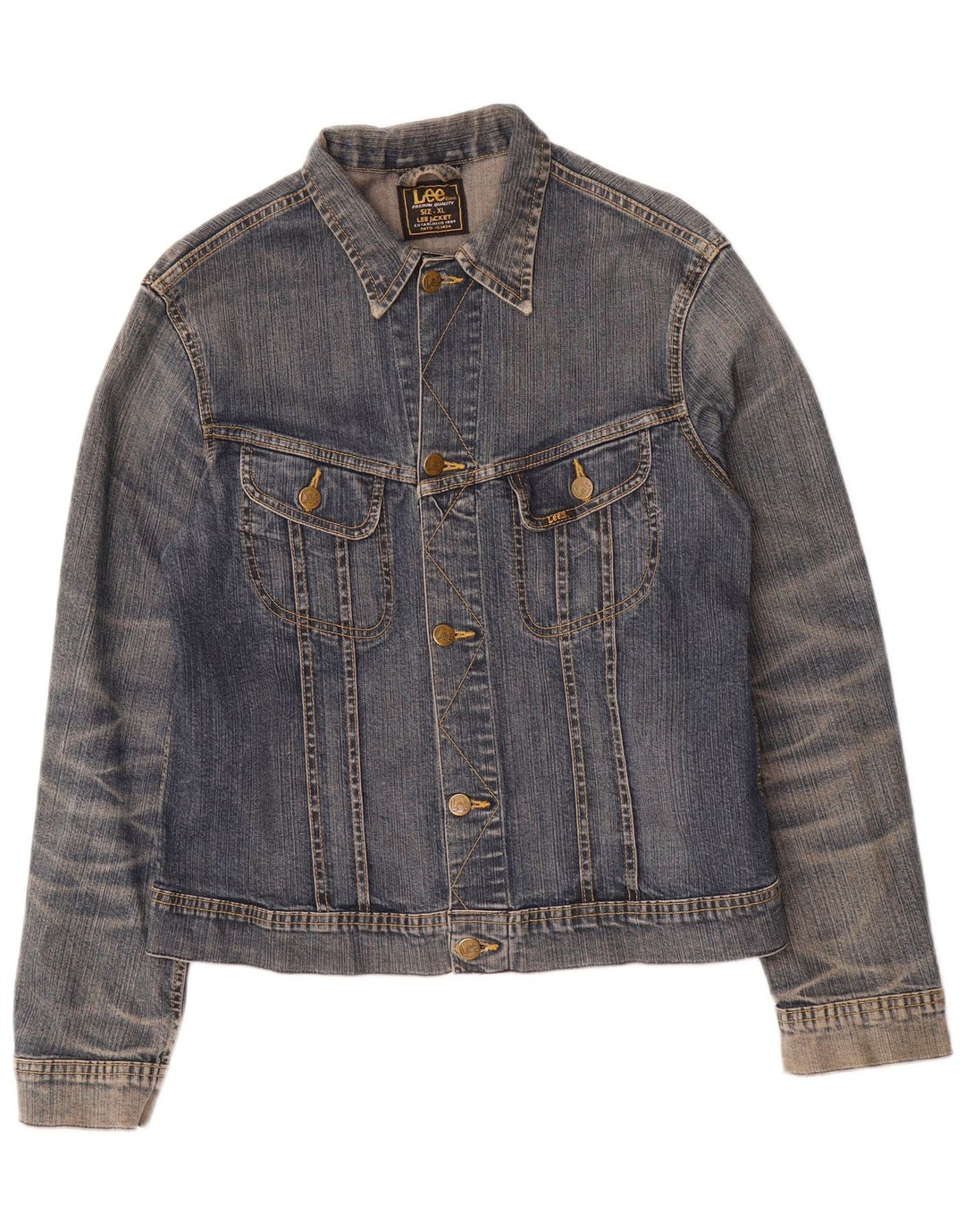 Giacca di jeans Lee da bambino 14-15 anni XL in cotone blu