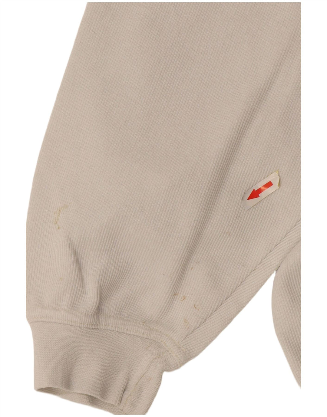 Felpa da uomo vintage maglione 2XL cotone bianco