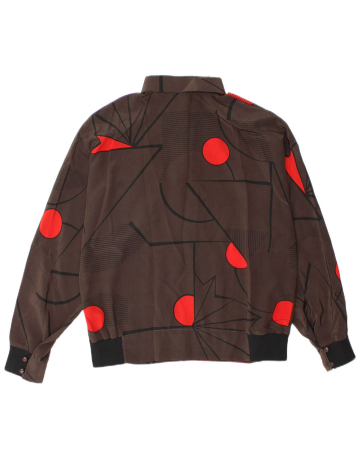 Camicetta da donna Mario Pucci Cecconi Top IT 42 Marrone medio geometrico