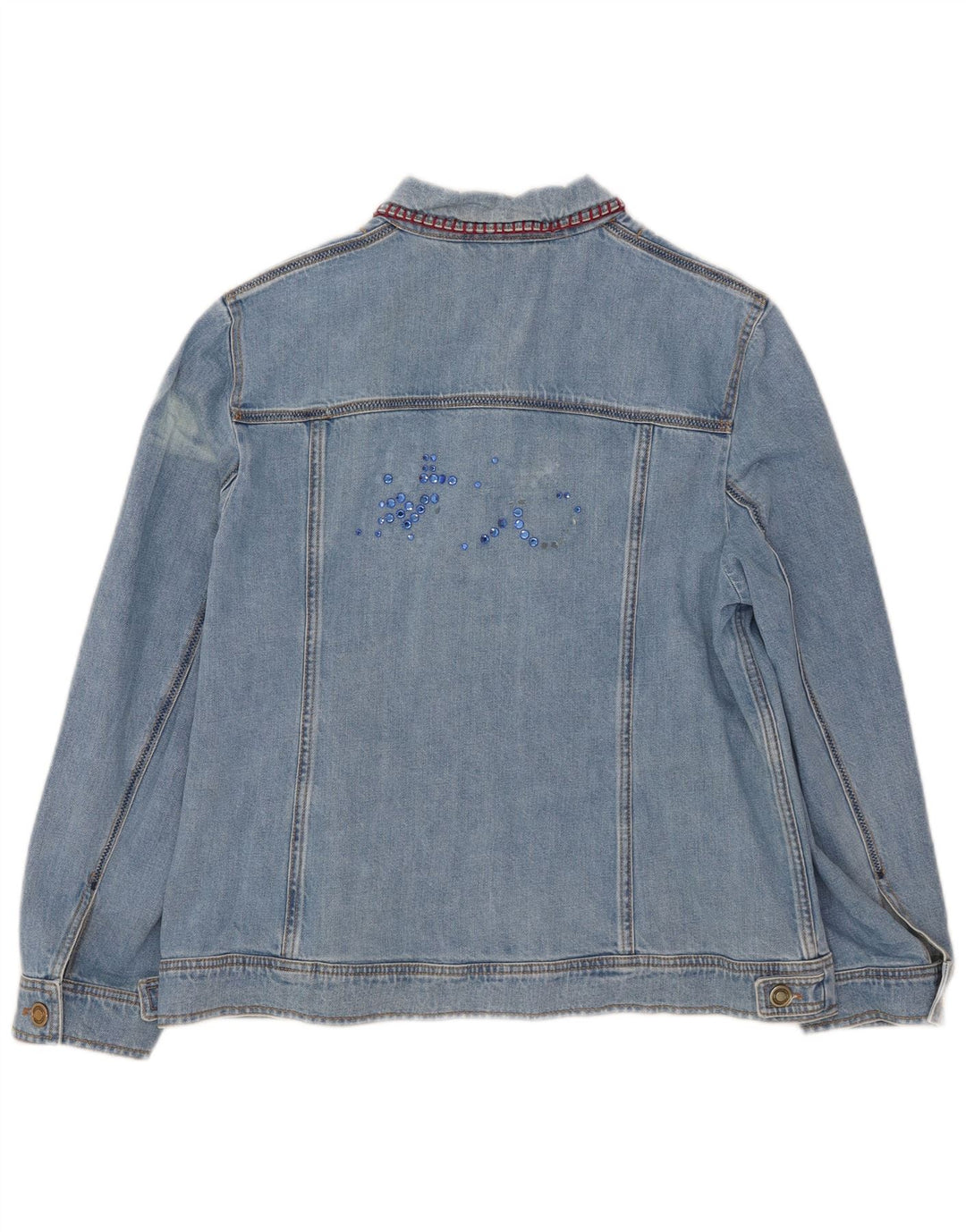 Giacca in denim da donna Antonette UK 18 XL cotone blu