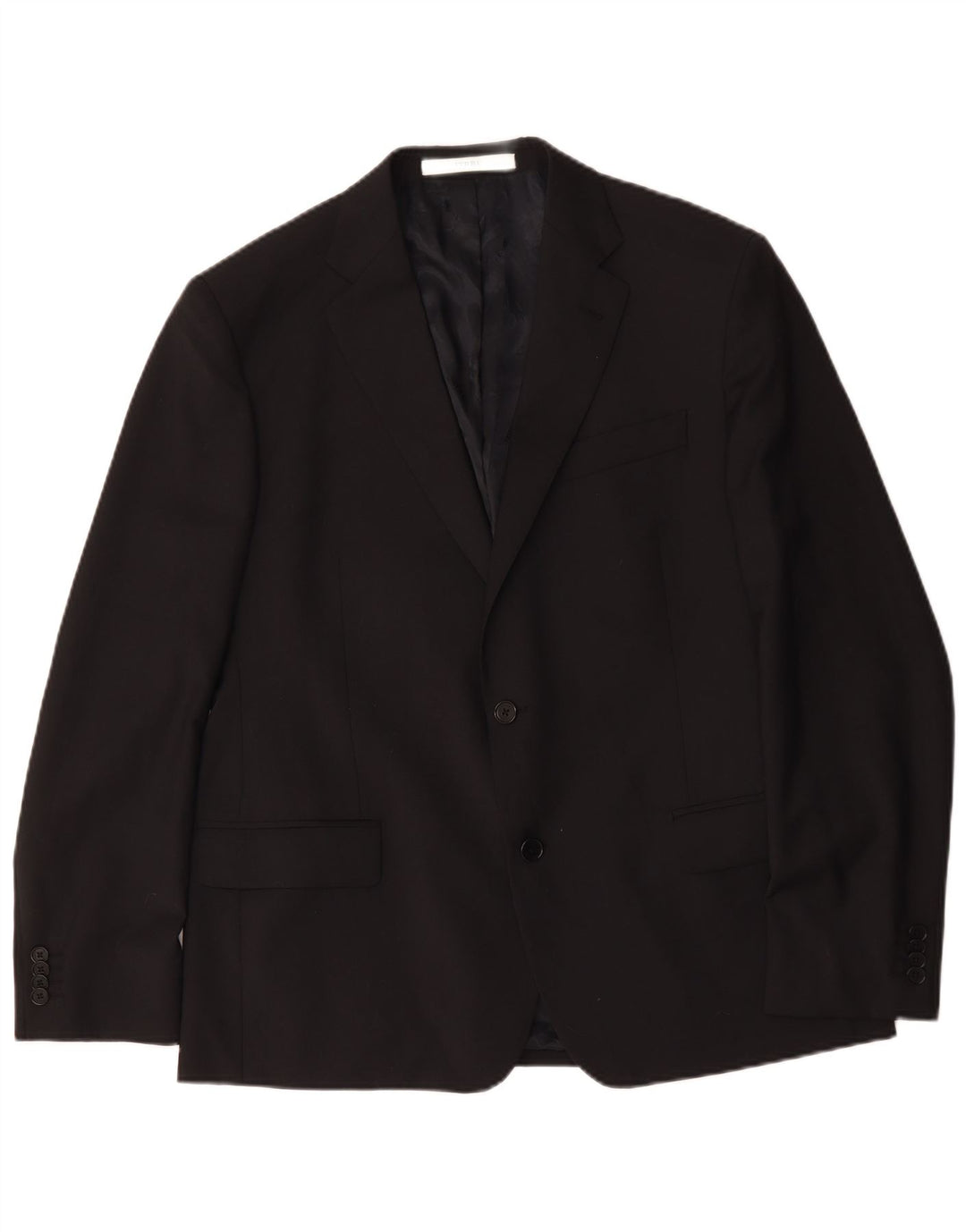 Giacca blazer da uomo a 2 bottoni Ferre IT 54 2XL lana nera