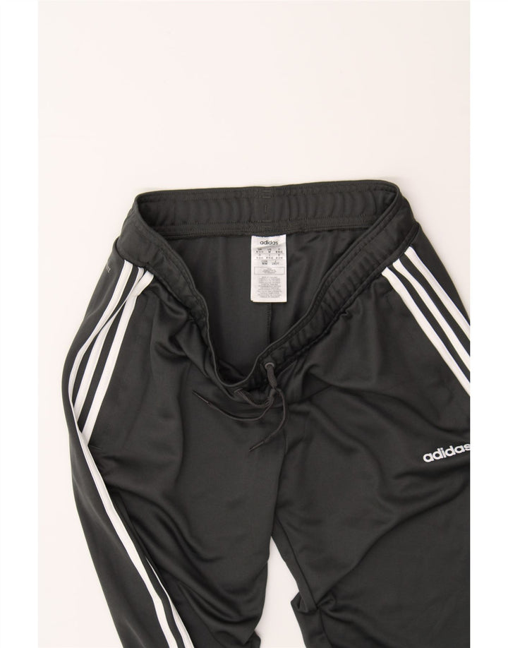 ADIDAS Womens Climalite Tracksuit Trousers UK 12/14 Medium Grey Polyester Vintage Adidas and Second-Hand Adidas from Messina Hembry 