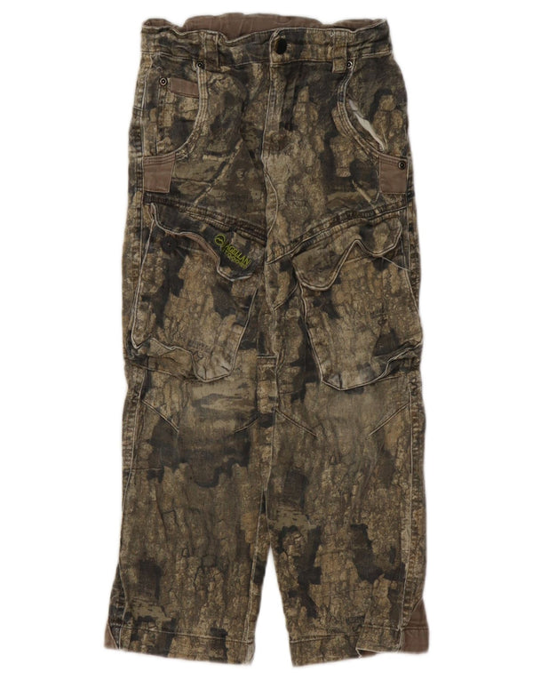 Pantaloni cargo dritti per ragazzi Magellan 6-7 anni XS W22 L21 mimetico kaki