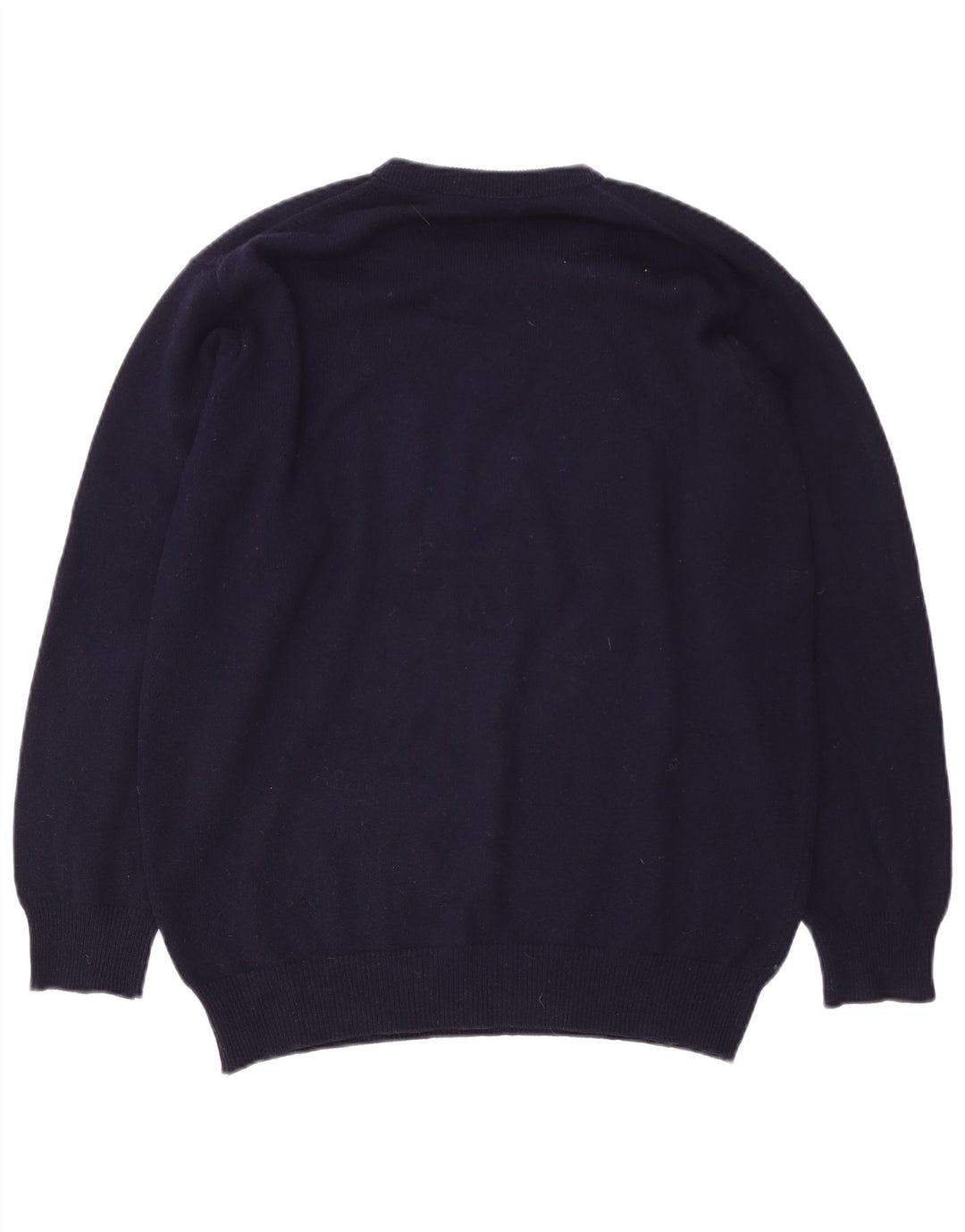Maglione maglione girocollo da uomo Lyle & Scott blu navy medio