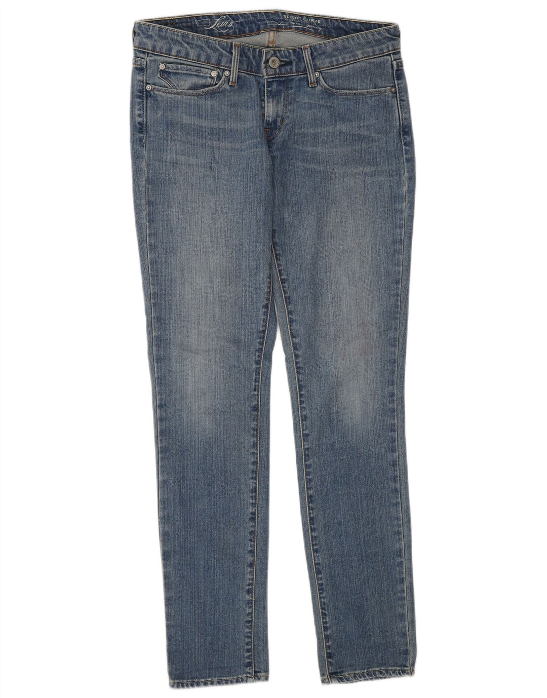 Jeans skinny Levi's da donna con curva leggera W28 L30 Blu