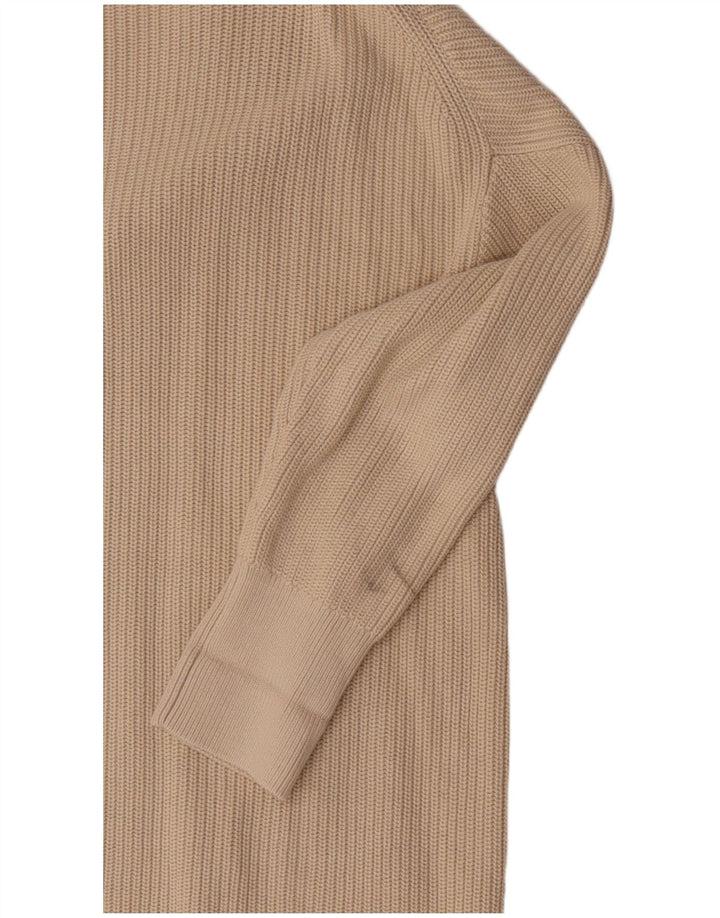 COS Maglione cardigan oversize lungo da donna UK 14 Cotone beige medio