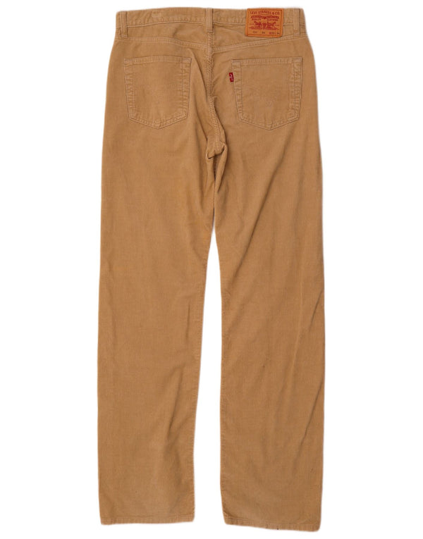Levi's Uomo 751 Pantaloni dritti in velluto a coste W33 L34 Cotone Beige