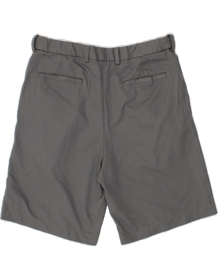 IZOD Mens Chino Shorts W34 Large Grey Vintage Izod and Second-Hand Izod from Messina Hembry 