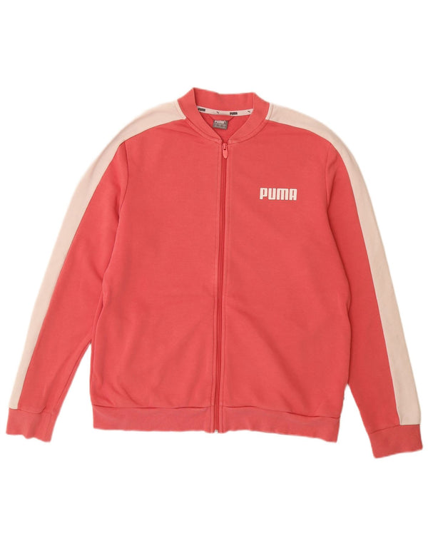 Giacca da tuta da donna PUMA UK 18 XL Cotone color block rosa