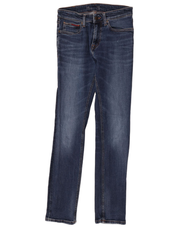 Tommy Hilfiger Uomo Scanton Slim Jeans W29 L32 Blu Cotone