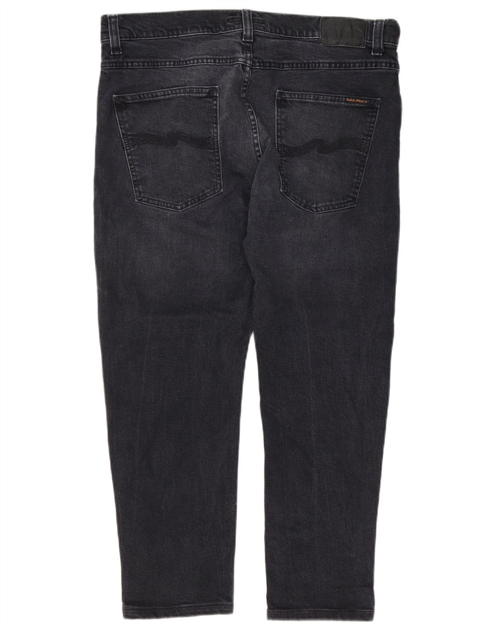 Jeans slim da uomo Nudie W34 L28 cotone nero