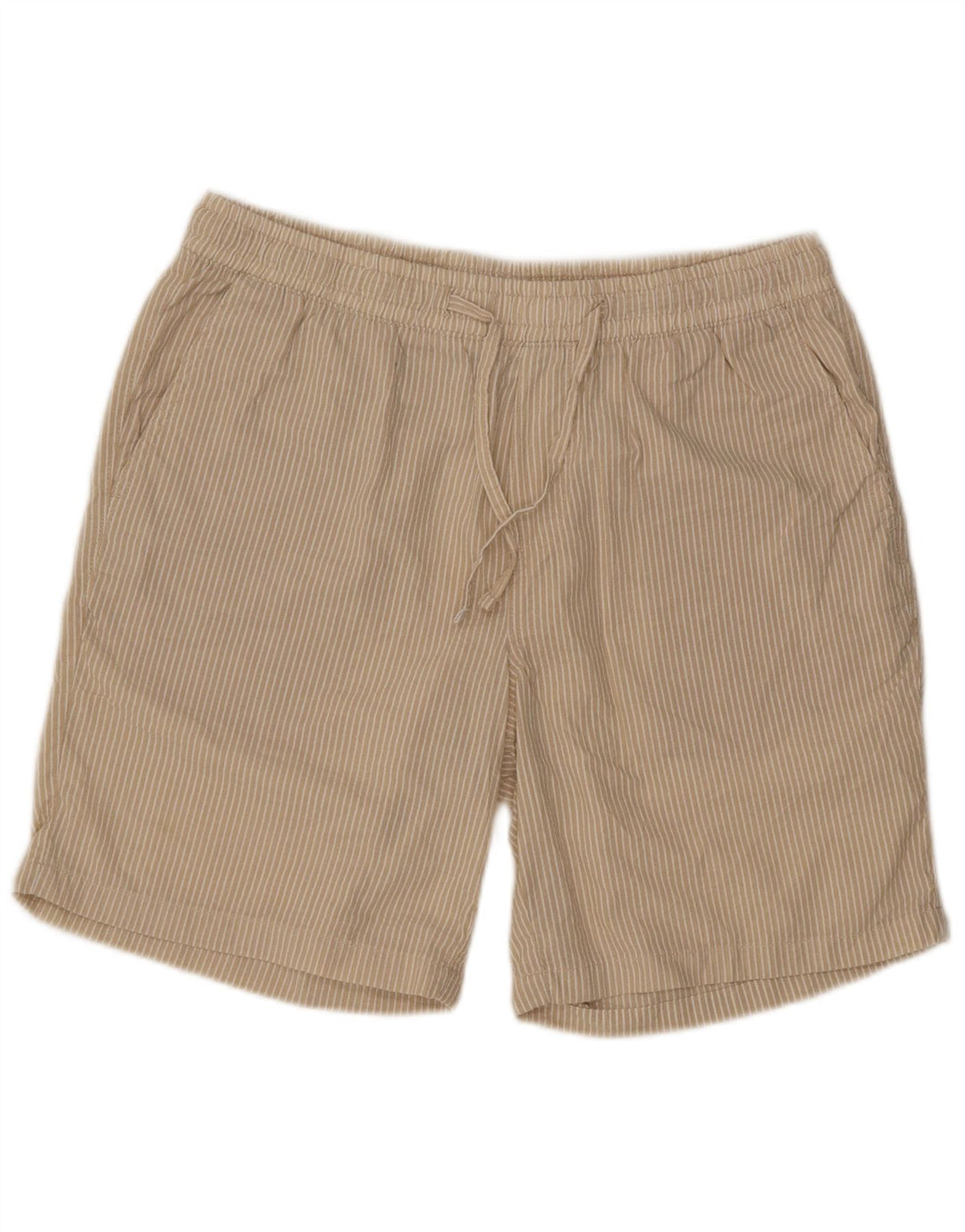 Pantaloncini sportivi da uomo Jack & Jones grandi poliestere gessato beige