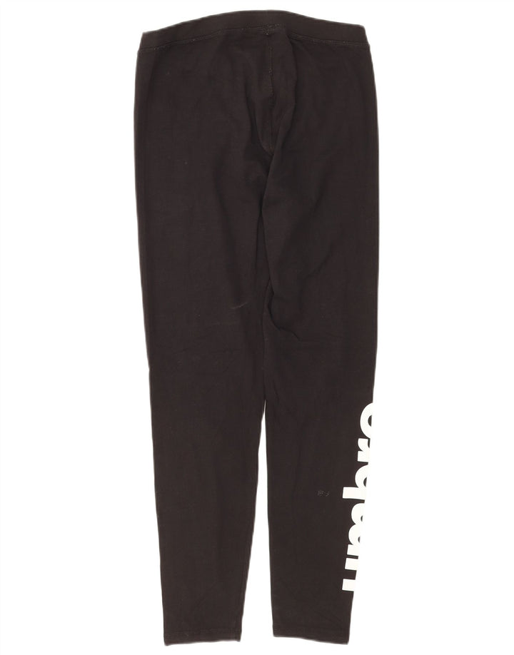 Leggings grafici raccolti da donna UMBRO UK 12 cotone nero medio