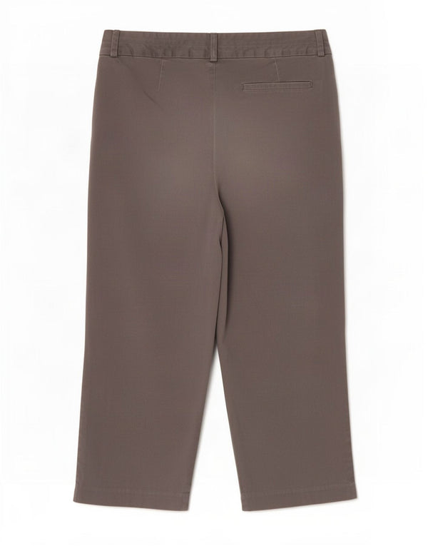 Pantaloni Capri da donna Marks & Spencer UK 12 Medium W32 L20 Cotone grigio