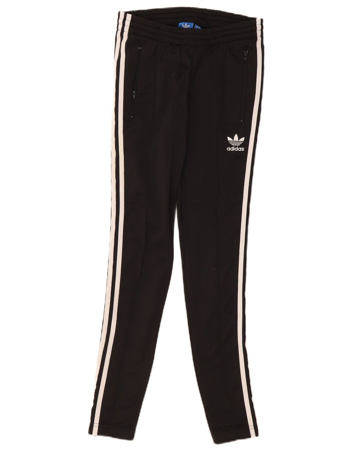 Pantaloni della tuta da donna Adidas UK 6 XS poliestere nero
