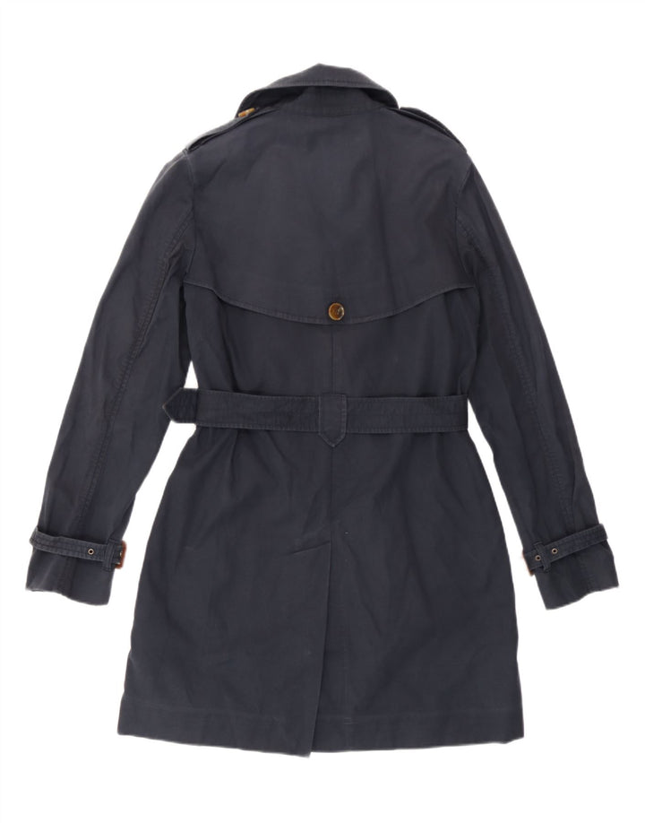 Trench da donna French Connection UK 10 piccolo cotone blu navy