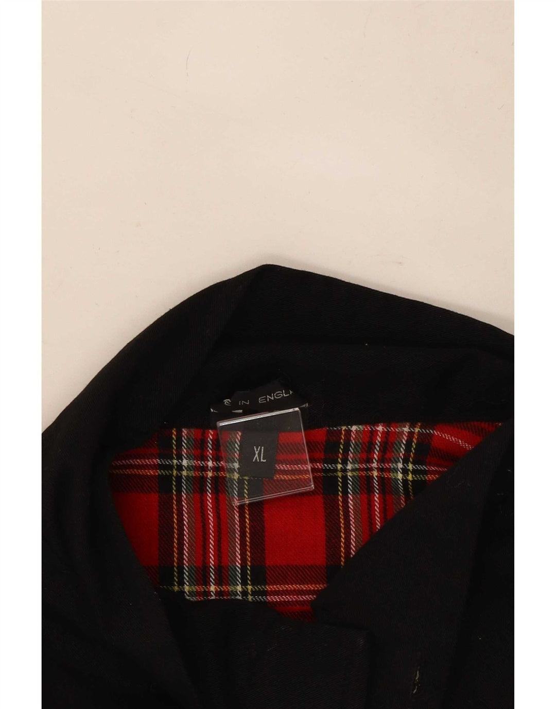 Giubbotto bomber da uomo vintage UK 42 XL poliestere nero