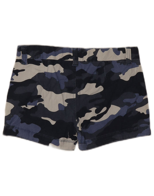 Pantaloncini chino per ragazze Benetton 10-11 anni XL W28 blu navy mimetico