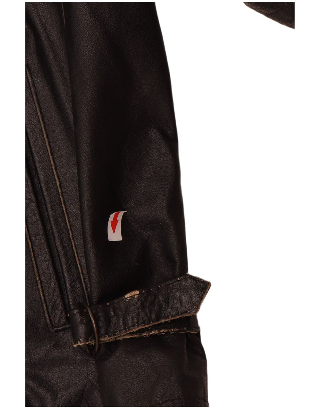 Giacca in pelle vintage da uomo UK 38 in pelle nera media