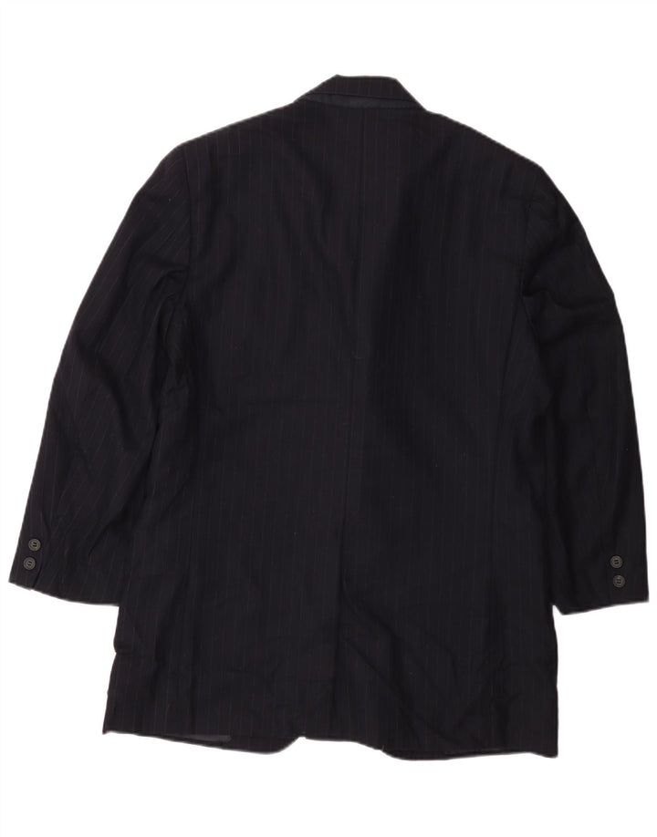 BROOKS BROTHERS Giacca blazer 346 da uomo UK 38 Gessato medio blu navy