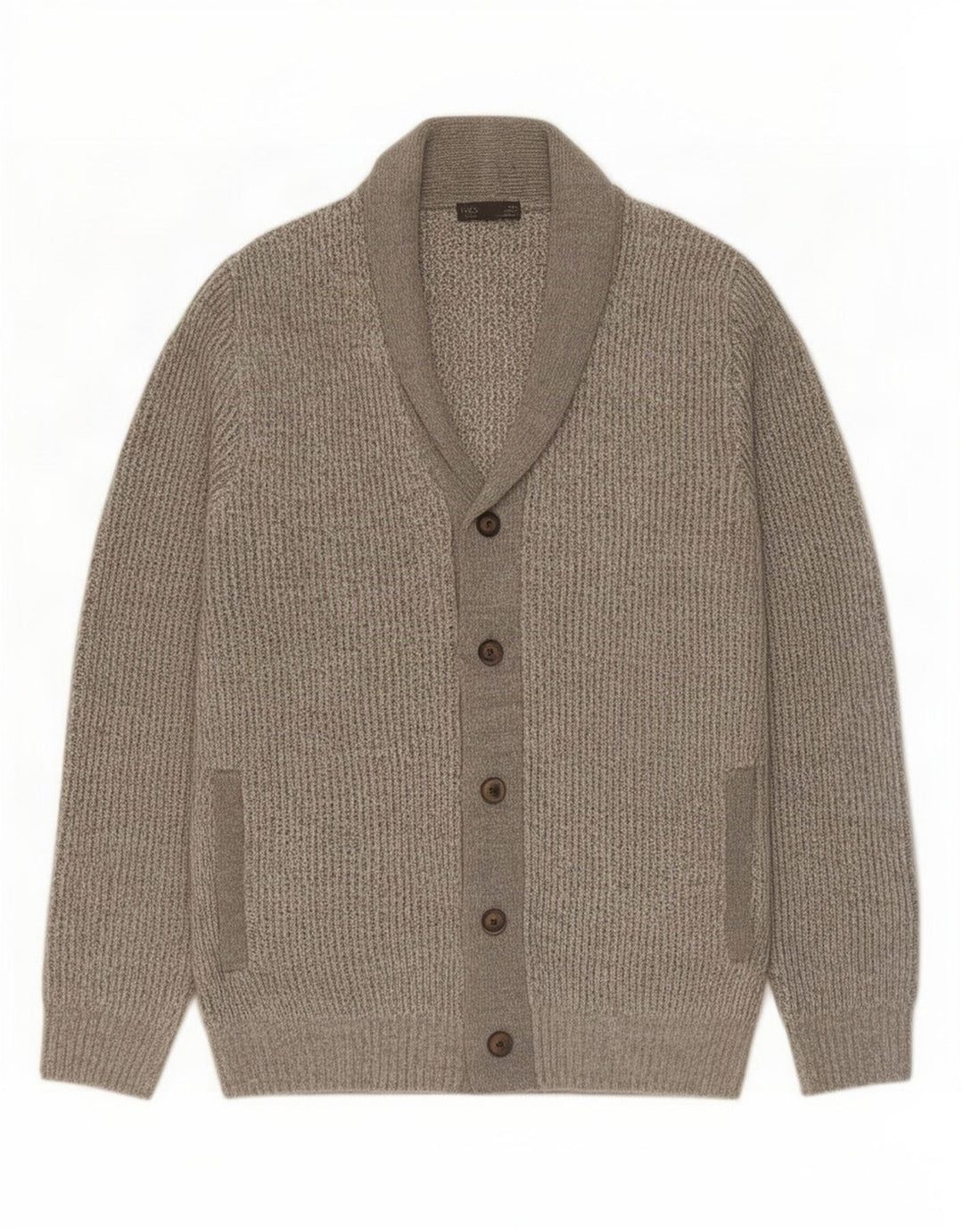 Maglione cardigan da uomo Marks & Spencer 2XL grigio acrilico