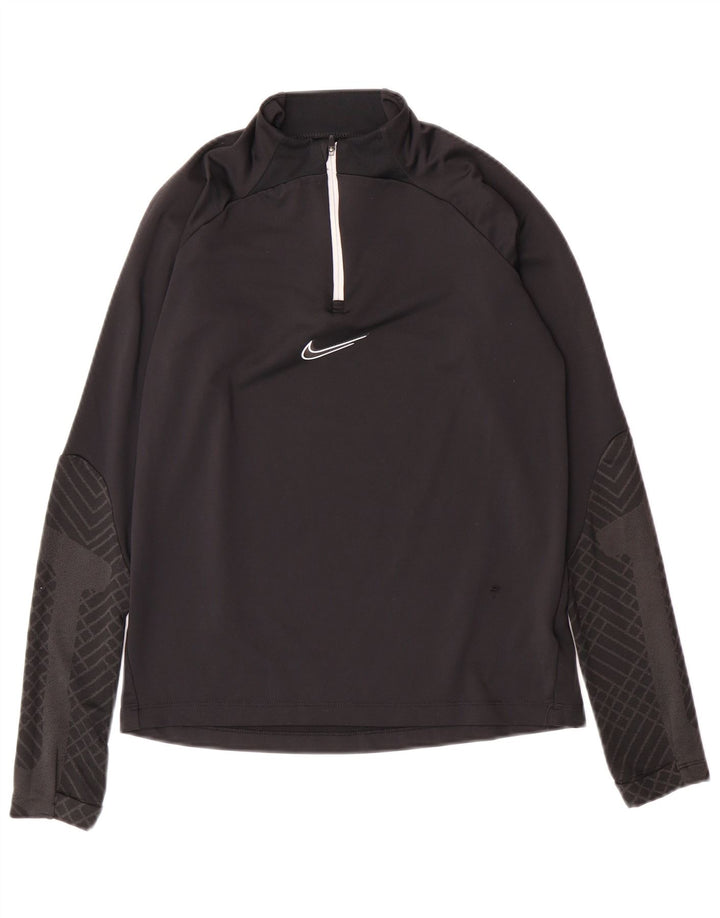 Top da tuta NIKE da ragazzo Dri Fit Slim Fit Pullover 12-13 anni Large Nero