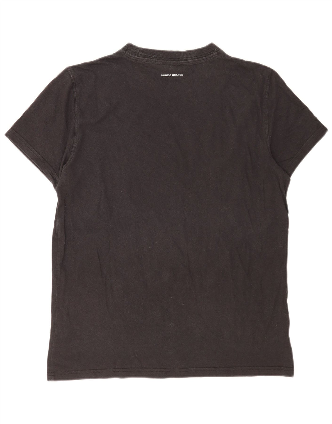 T-shirt grafica da uomo Hugo Boss Top grande in cotone nero
