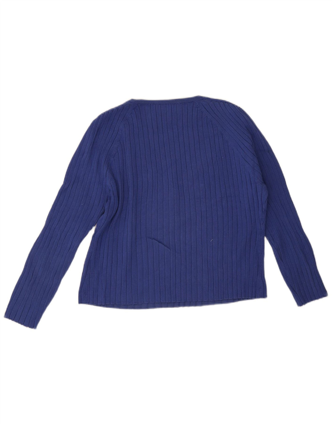 Top Zara da donna manica 3/4 UK 20 2XL viscosa blu